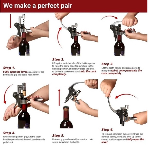 Wine Bottle Opener Corkscrew Set Demenades Wine Opener Kit. - Picture 8 of 8